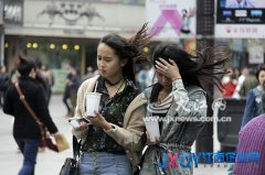 南昌：冷空氣來襲 有“風度”失溫度