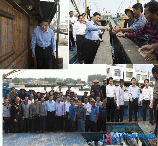 習近平在海南考察 叮囑海上民兵注意出海安全